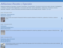 Tablet Screenshot of jubilacion-docente.com.ar
